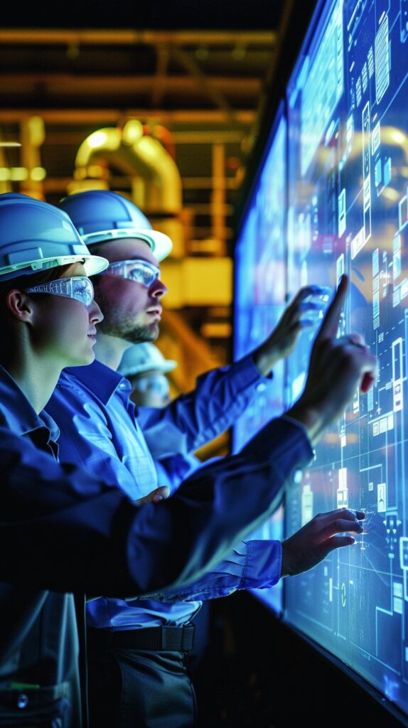 Engineers Analyzing Data